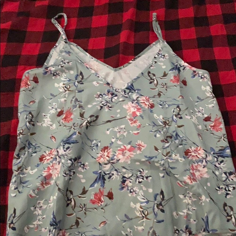 Floral tank top